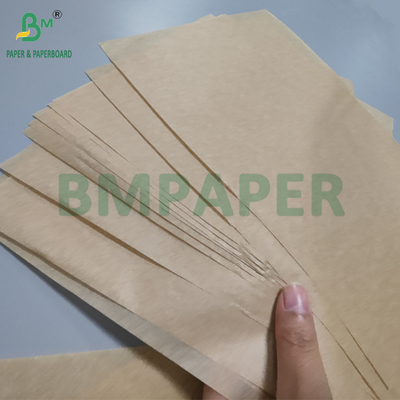 40gm Greaseproof Brown Oven Baking Liner Paper Rintangan Panas 30 x 40 inci