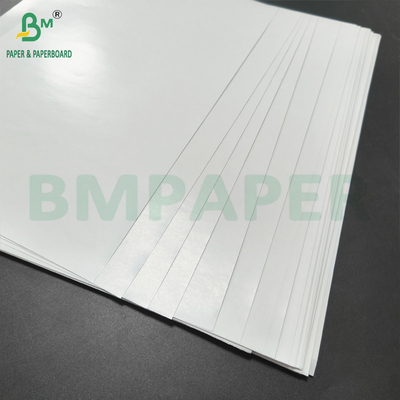 Putih 1 sisi dilapisi kertas seni 80gsm 85gsm untuk penggunaan label perekat