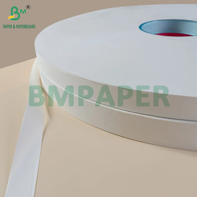 24gsm 28gsm Food Safe Straw Wrap Paper Roll 44MM 53MM Daya tahan tinggi