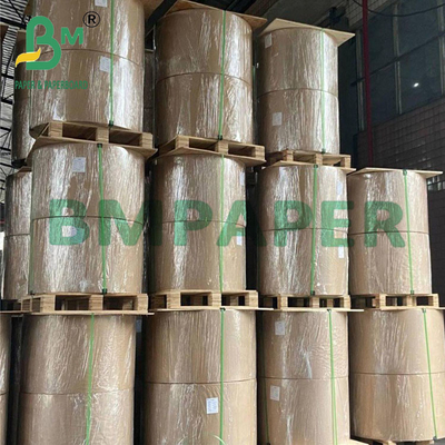 120g Keputihan Tinggi Kekuatan yang Baik Gulung Kertas Kraft Putih Lebar 889mm