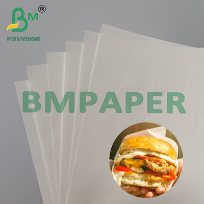 40g tahan air mata Silikon Lapisan Greaseproof Paper 535mm Lebar