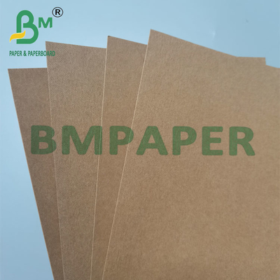 0.55mm 150cm x 50m Tekstur Washable Kraft Paper Roll Untuk Jeans Label
