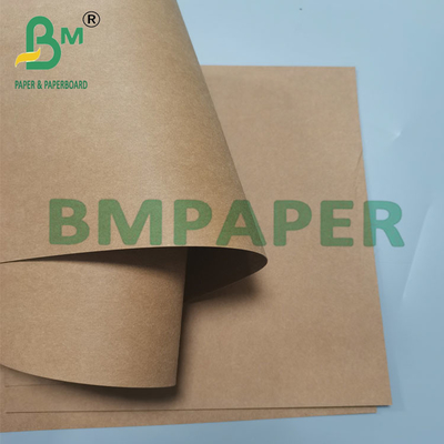 0.55mm 150cm x 50m Tekstur Washable Kraft Paper Roll Untuk Jeans Label