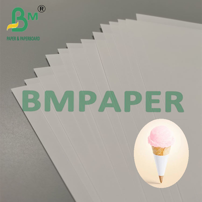 80g Camilan Makanan Penutup Kertas Kemasan Cup Kerucut Anti Bocor Biodegradable