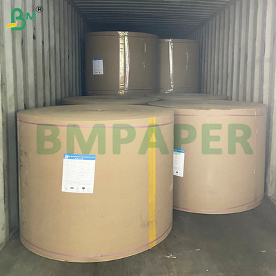 Kertas cangkir dinding tunggal yang dilapisi dengan PE 210g + PE 15g Warna putih