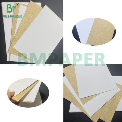 200gm 250gm Food Grade CKB Kraft Paper Board Clay White Coated Kraft Back Untuk Pengemasan Minuman