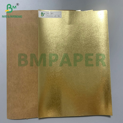 Fiber-based 0.35mm 0.55mm Kraft Wshable Paper Tekstur Memperlancar Kerutan