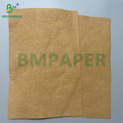 Fiber-based 0.35mm 0.55mm Kraft Wshable Paper Tekstur Memperlancar Kerutan