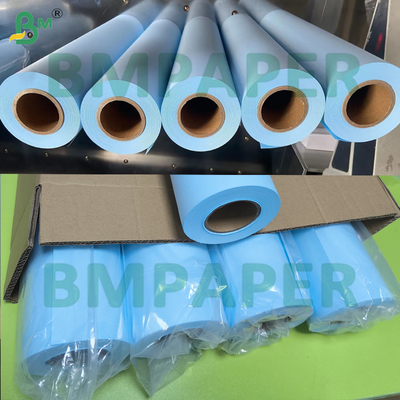 80gsm Arsitek kertas gambar Roll Blue Graph Paper untuk gambar teknis