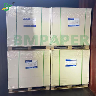 Mesin kertas pemutih putih MG yang dihiasi dengan kilau tinggi di satu sisi 30gm - 70gm