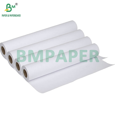 20lb Uncoated Ultra White Inkjet Plotter Paper Untuk Printer Format Besar