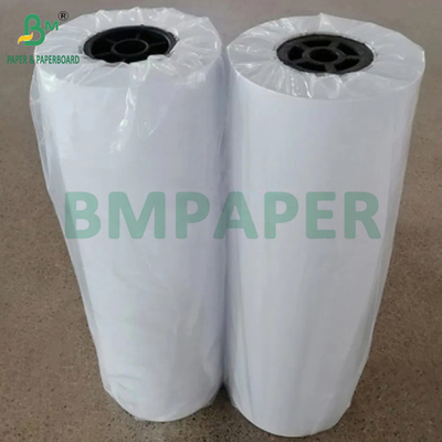 20lb Uncoated Ultra White Inkjet Plotter Paper Untuk Printer Format Besar