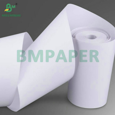 Keputihan yang baik 55g 80mm x 80mm Kertas Resep Termal POS Roll Untuk Pencetakan