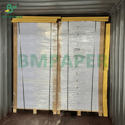 3 Ply Corrugated Board Uncoated Putih 2 Sisi E Flute F Flute 78x108cm 70x100cm