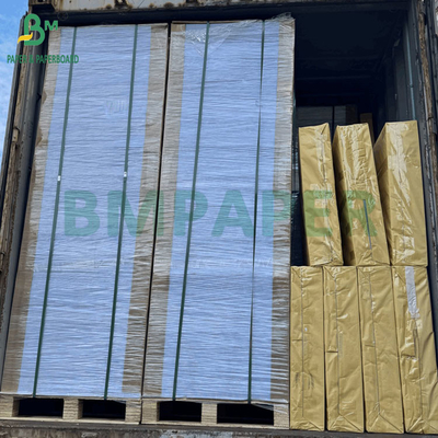 3 Ply Corrugated Board Uncoated Putih 2 Sisi E Flute F Flute 78x108cm 70x100cm