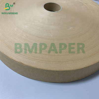 Memotong Ukuran Kecil 30mm 32mm 24gsm 28gsm Brown Kraft Wrapping Paper Untuk Pengemasan Jerami