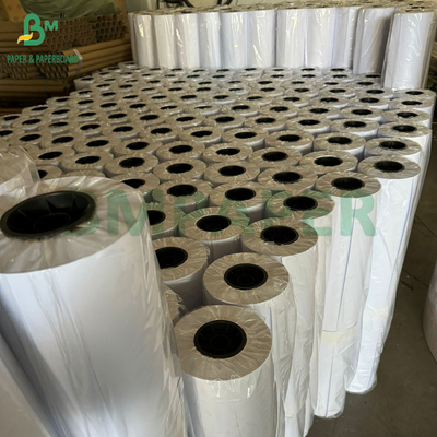 20lb Bond Paper On 2" Core Untuk Percetakan CAD Pada Printer Inkjet Format Besar