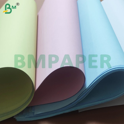 48-80 GSM Warna Lapisan NCR Kertas Non-karbon untuk coping dan menulis