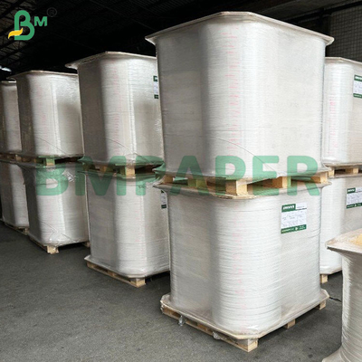 Daur ulang kertas kemasan jerami putih kelas makanan dalam 24/28 GSM