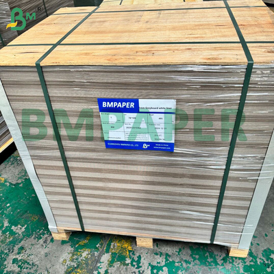 Ultra Ketahanan 2.0mm Hitam Warna Putih Warna Laminated Board Dengan Grey Back
