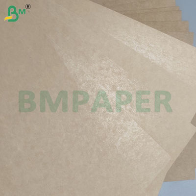 190gm+15gm Makanan Aman PE Lapisan Virgin Pulp Brown Bowl Sheets