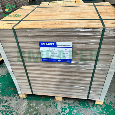 1.5MM 2MM White Face Rigid Grey Board Untuk Kemasan Elektronik Kekakuan Tinggi