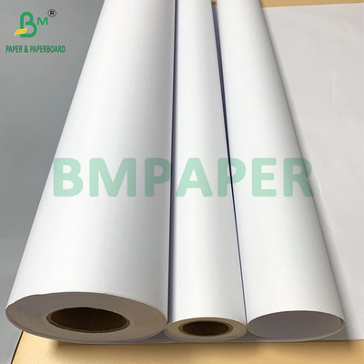 32lb 35lb Kecerahan Format Besar CAD Bond Roll 24' 36' x 100'