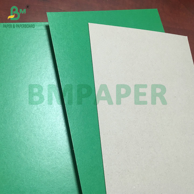 700 x 1000mm 1,2mm 1,5mm Green Lacquered Cardboard Grey Back Solid Paperboard