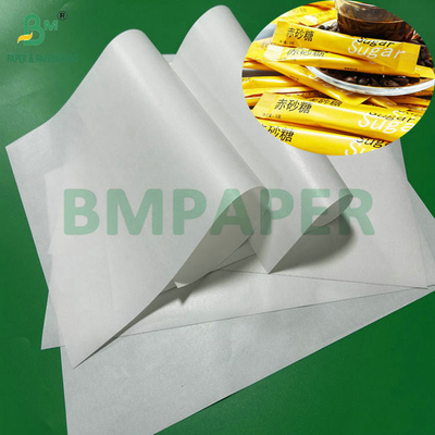 28cm 45gram PE Coated Paper Untuk Packung Zucker Glossy Satu Sisi