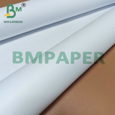 2 inci permukaan halus putih CAD Plotter Bond Paper 24Inch x 150ft