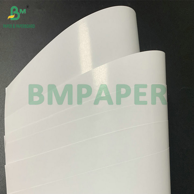 Huruf Putih halus berkilau dilapisi kertas digital 100lb 65# 70# 23X35'