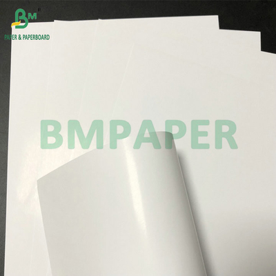 Huruf Putih halus berkilau dilapisi kertas digital 100lb 65# 70# 23X35'