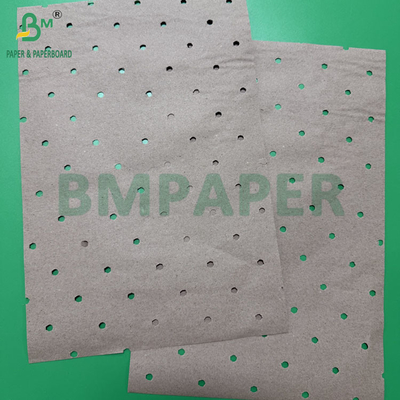 70gm 80gm Daur Ulang Perforated Brown Kraft Paper Rolls 20 - 100inch Roll Wide