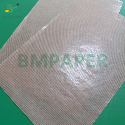 MG Natural Brown Ribbed Kraft Paper 50gsm Reels 800mm Wide Core 76mm