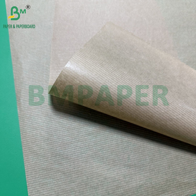 MG Natural Brown Ribbed Kraft Paper 50gsm Reels 800mm Wide Core 76mm