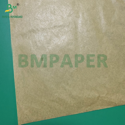 50g Warna Bergaris Kraft Paper Roll Lempar Satu Sisi Kuning Merah