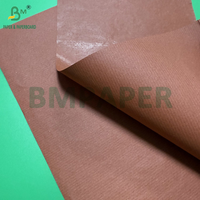 50g Warna Bergaris Kraft Paper Roll Lempar Satu Sisi Kuning Merah