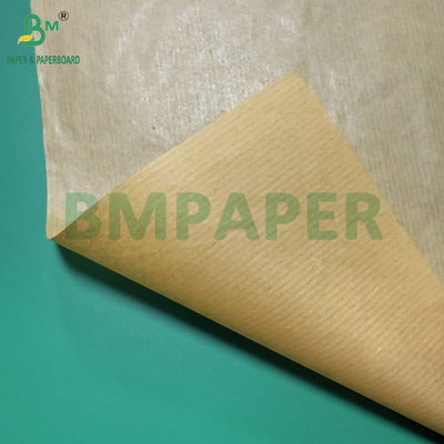 50g Warna Bergaris Kraft Paper Roll Lempar Satu Sisi Kuning Merah