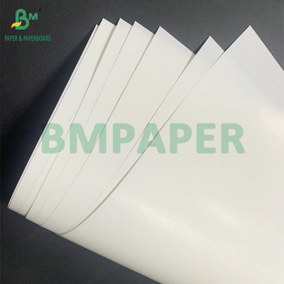 65gsm 70gsm tahan air Kekuatan basah Single Coated Glossy Paper Untuk Label Botol Bir