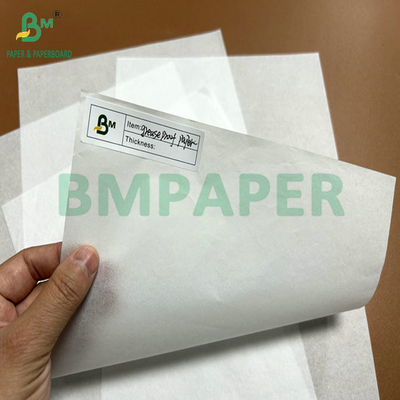 38g 40g Printable Wax Grease Resistant Paper Untuk Paket Roti 12" x 12"