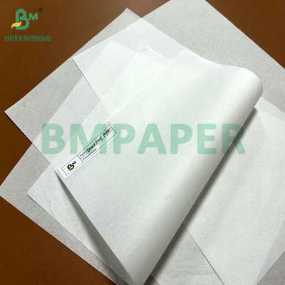 38g 40g Printable Wax Grease Resistant Paper Untuk Paket Roti 12" x 12"