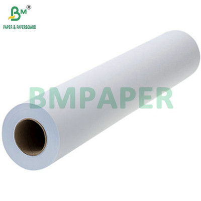 24' lebar 80gm CAD Plotter Paper Uncapped Bond Paper Roll 2' 3' inti