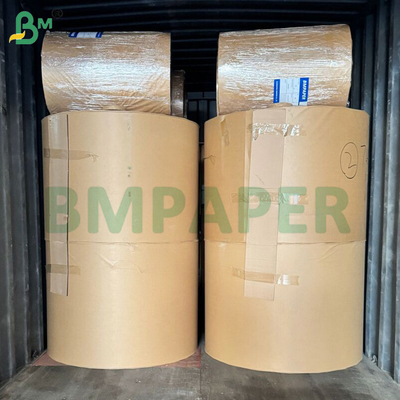 Ketahanan menghancurkan yang kuat 200gm kertas kraft putih untuk tabung kertas