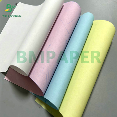50gm 60gm 8,5" x 14" Pink Blue Warna Karbonless Kertas Untuk Kuitansi Pengiriman