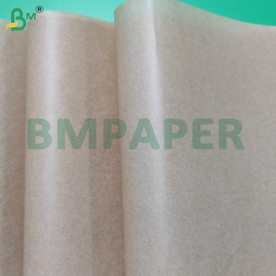 30GSM Lembar kertas cokelat berlapis silikon sisi ganda