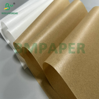 40g 50g Nonstick White Brown Waxed Coated Paper Untuk Baking 12" x 12"
