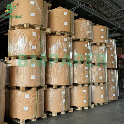 70gm 80gm Kekuatan tinggi Brown Kraft Paper Kantong semen Gulung kertas