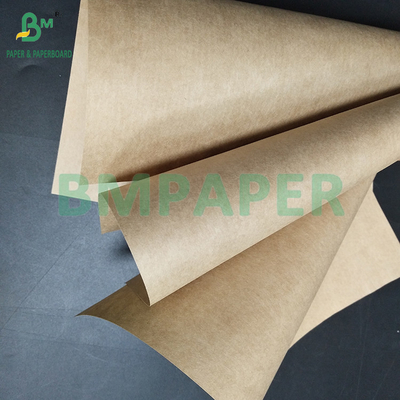 70gm 80gm Kekuatan tinggi Brown Kraft Paper Kantong semen Gulung kertas