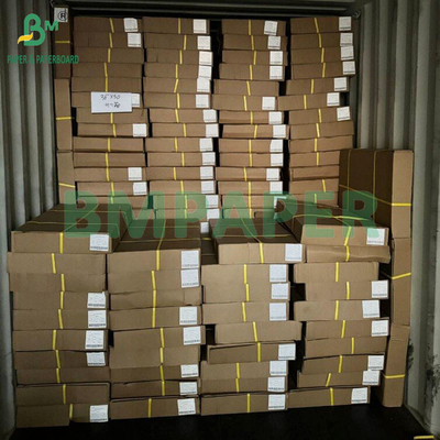 20LB Putih Uncoated CAD Bond Paper Untuk Teknik Gambar 36"*150ft Rolls