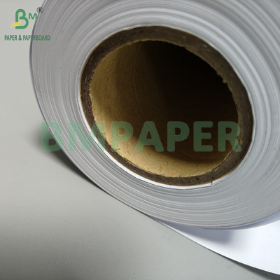 20LB Putih Uncoated CAD Bond Paper Untuk Teknik Gambar 36"*150ft Rolls
